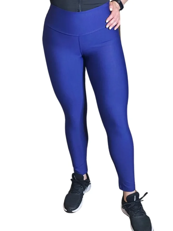 Solid-color sports leggings