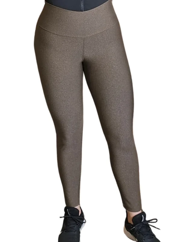 Solid-color sports leggings