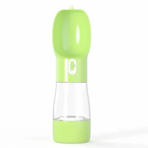 Portable Dog Travel Water Dispenser with Food Container