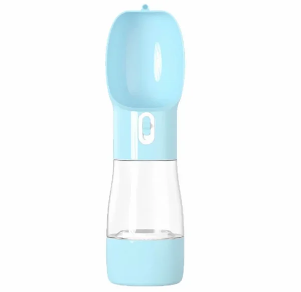 Portable Dog Travel Water Dispenser with Food Container